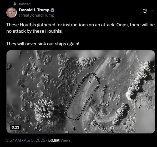 اعتراف ترامپ به غرق شدن ناوهای آمریکا در حملات یمن