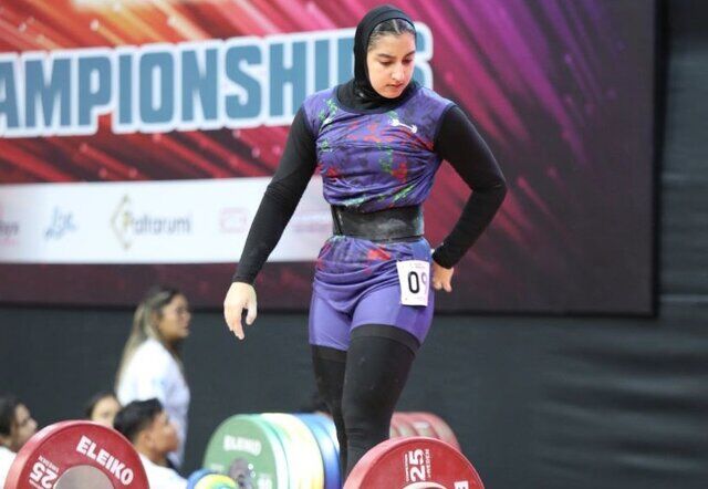 ۲ مدال نقره و برنز  حاصل تلاش دختر وزنهبردار ایران ۲ مدال نقره و برنز  حاصل تلاش دختر وزنهبردار ایران