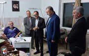 دیدار مدیران بنیاد شهید با جانبازان قطع نخاعی