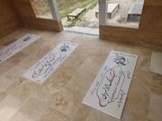 تصاویر/ ساماندهی گلزار شهدای ۳ روستای زنجان