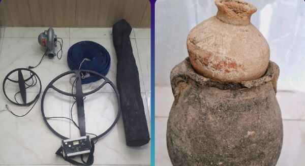 اشیای عتیقه با قدمت ۵ هزار ساله در داراب کشف شد اشیای عتیقه با قدمت ۵ هزار ساله در داراب کشف شد