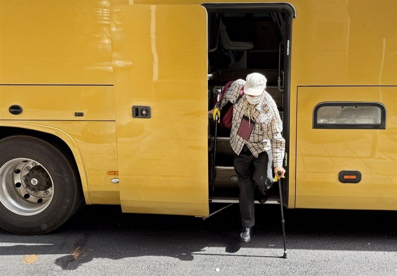 استقبال ویژه از کاروان جانبازان در مدینه+تصاویر