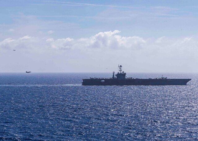 ناو «ترومن» با خفت دریای سرخ را ترک کرد