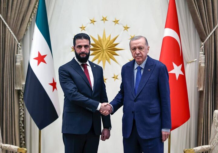 دیدار اردوغان و الجولانی در استانبول