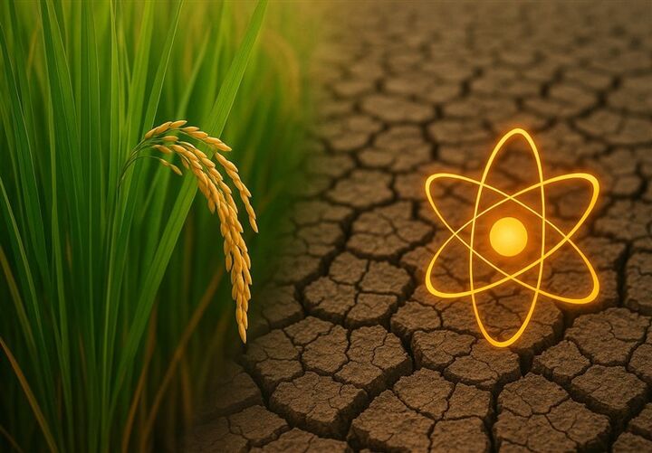تولید برنج مقاوم به خشکی در ایران با فناوری هسته‌ای