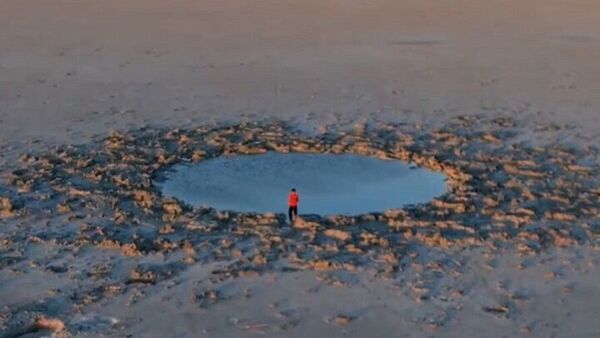 علت گودالهای دریاچه ارومیه مشخص شد! علت گودالهای دریاچه ارومیه مشخص شد!