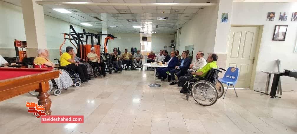 بازدید معاون فرهنگی و آموزشی بنیاد شهید از باشگاه «جانبازان شهید»/ حمایت از توسعه ورزش ایثارگران