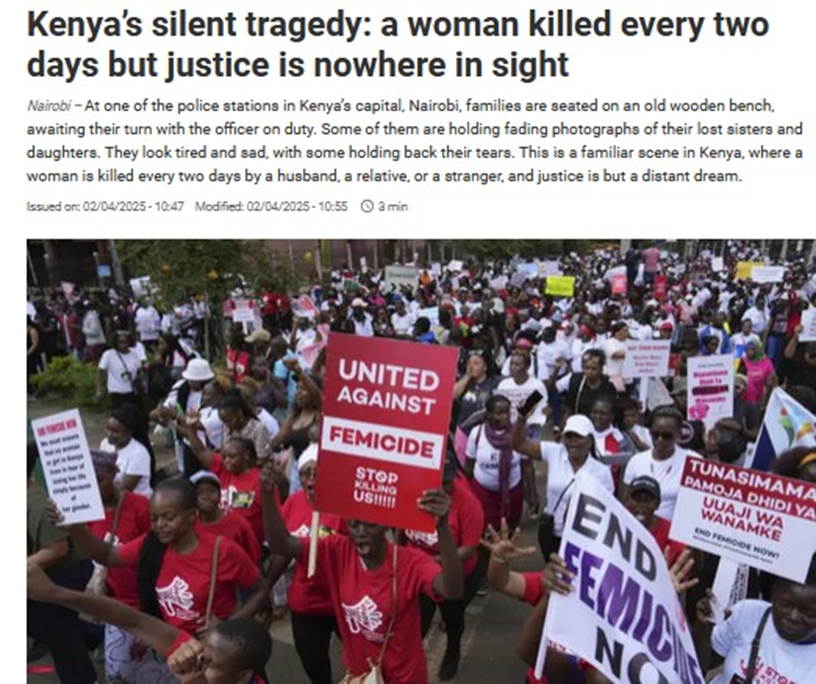 خشونت مرگبار علیه زنان در جهان/ قتل ۸۵ هزار زن و دختر در ۲۰۲۴/ ماهانه ۷۰ زن در آمریکا کشته میشوند