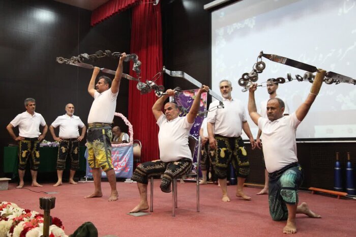 تجلیل از قهرمانان جامعه ایثارگری کرمانشاه در مسابقات آسیایی و کشوری