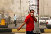 گرد و خاک در تهران