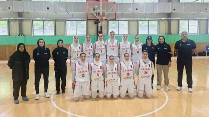 پیروزی بسکتبال زنان ایران مقابل تیم چینی
