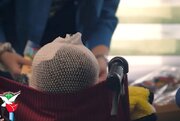 فیلم/ عیادت از مجروح ۴ ساله حمله اسرائیل