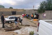 سیل و آب گرفتگی منازل در  بستان‌آباد