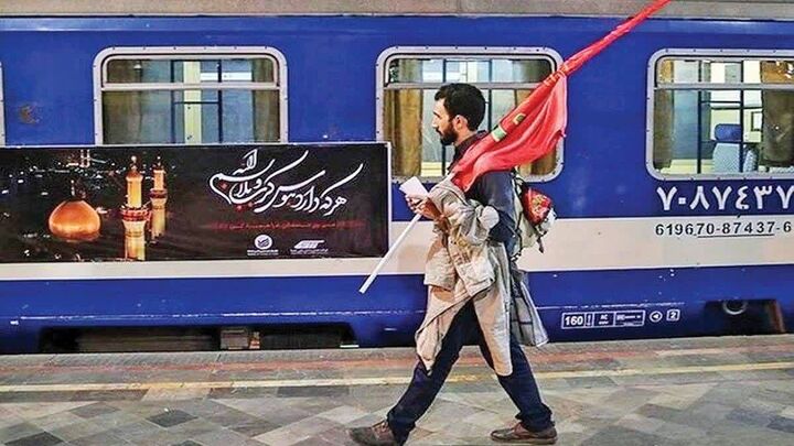 راه اندازی قطار فوق‌العاده ویژه اربعین از کرمان به خرمشهر