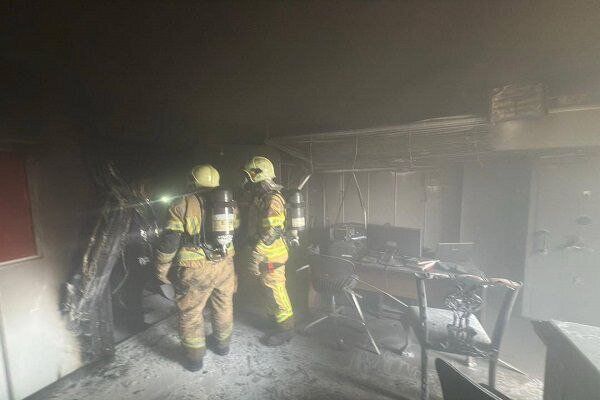 آتش‌سوزی در دفتر اداری بازار بزرگ تهران مهار شد