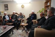 دیدار با خانواده شهیدان ساداتی و هاشمی تبار