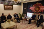 دیدار حدادعادل با خانواده شهید طهرانچی