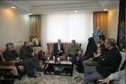 دیدار رئیس بنیاد شهید با خانواده سرلشکر شهید حسن محقق
