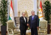 دیدار عراقچی با رئیس جمهور تاجیکستان
