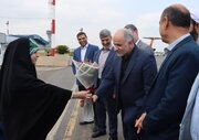 وزیر دادگستری وارد گیلان شد