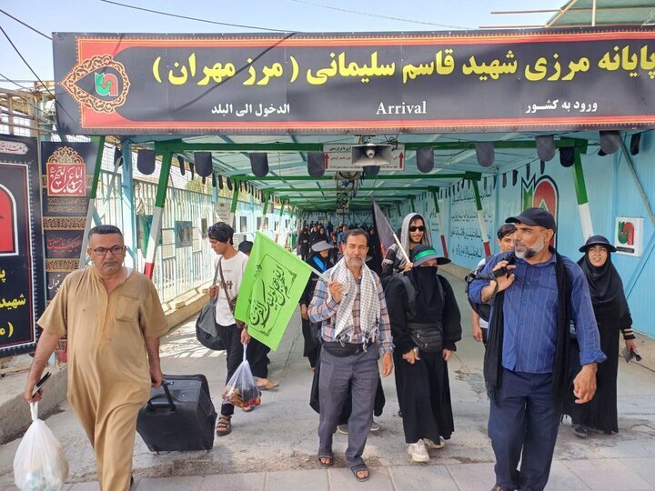 افزایش ۵۰ درصدی تردد زوار در مرز مهران