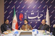 بازدید نماینده ولی فقیه و معاون بنیاد شهید از پایگاه خبری حیات