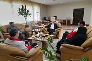 دیدار دبیر ستاد حقوق بشر با رئیس جمعیت هلال احمر