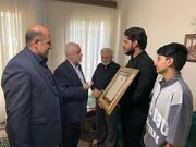 دیدار رئیس بنیاد شهید با خانواده شهیده «مهناز خوش‌کردار»