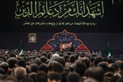 عزاداری هیئت‌های دانشجویی در حسینیه امام خمینی + فیلم