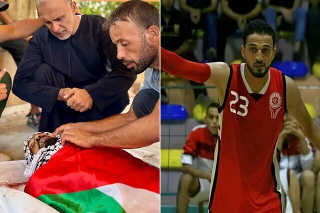 شهادت بازیکن تیم ملی بسکتبال در خان‌یونس