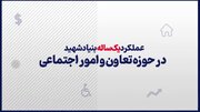 موشن‌گرافیک/ عملکرد یک‌ساله بنیاد شهید در حوزه تعاون و امور اجتماعی