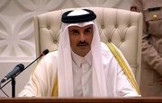 استقبال امیر قطر از تصمیم کانادا برای به رسمیت شناختن کشور فلسطین