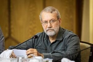 عکس/ دیدار لاریجانی با ولیعهد عربستان