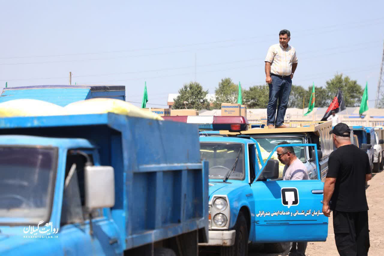 اعزام ۱۵۱۳ کاروان کمک معیشتی برای ۸ هزار خانواده به یاد ۸ هزار شهید گیلان