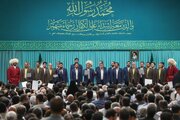 مراسم عید ولادت پیامبر اعظم(ص) و امام صادق(ع) در حسینیه امام خمینی(ره)