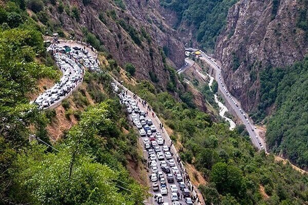 بازگشایی جاده چالوس به صورت دوطرفه