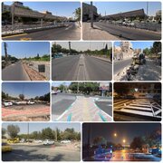 اصلاح ۴۵ نقطه حادثه‌خیز در محورهای پرتردد منطقه ۲۰