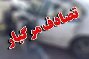 تصادف منجر به فوت در بزرگراه شهید زین‎‌الدین