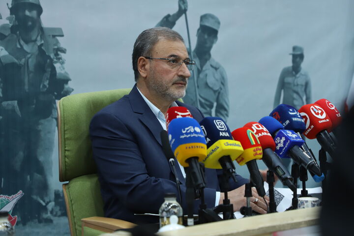 تشریح برنامه‌های هفته دفاع مقدس توسط معاون فرهنگی بنیاد شهید در نشست خبری