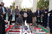 مزار شهدای دارالمومنین تهران گلباران شد