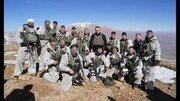 پیام وزیر جنگ اسرائیل از فراز بلندترین کوه سوریه