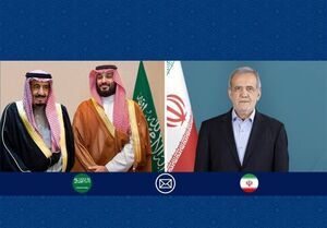 تبریک پزشکیان به پادشاه و ولیعهد عربستان