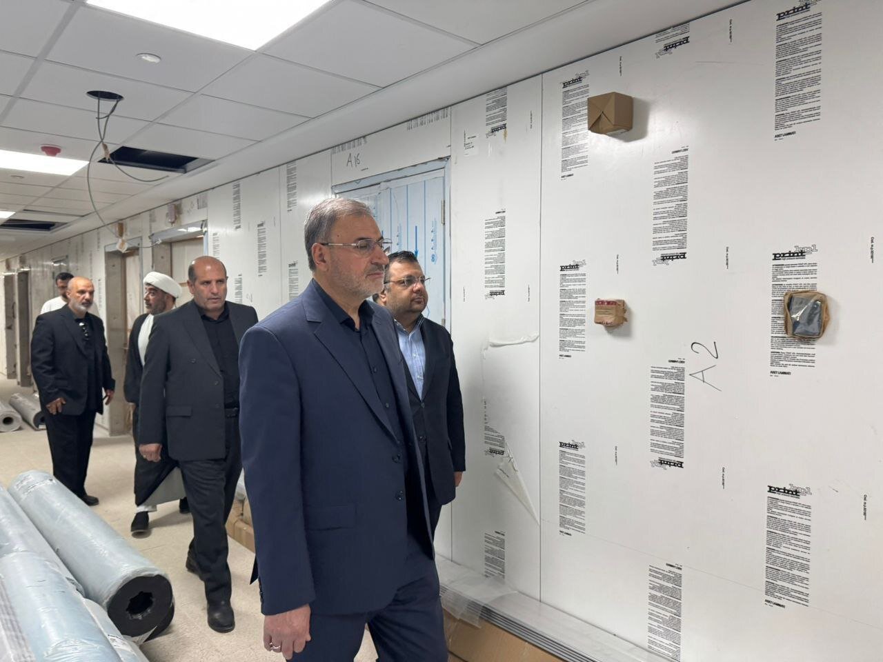 حضور رئیس بنیاد شهید و نماینده ولی فقیه در بنیاد در مراسم سالگرد شهادت سید حسن نصرالله در بیروت