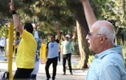 پیاده‌روی و دورهمی یک هزار نفری سالمندان پهنه شمال در موزه دارآباد 