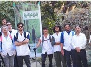 پاکسازی رود دره فرحزاد با مشارکت دانشجویان دوستدار محیطزیست