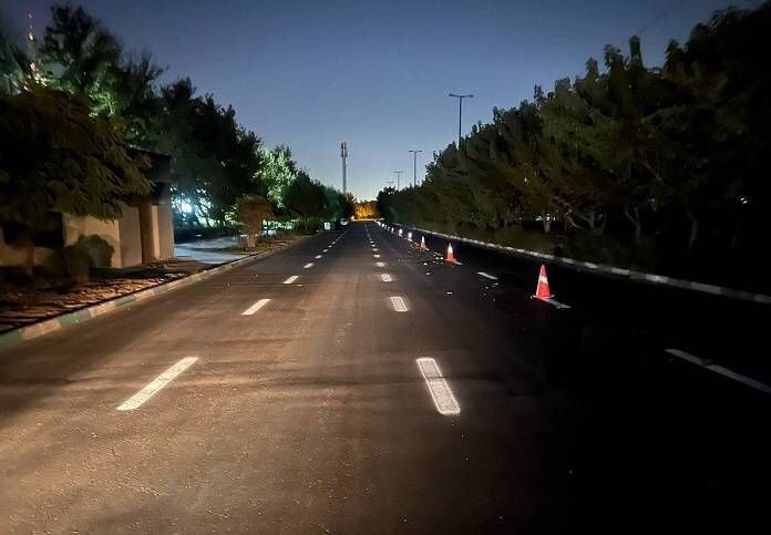 ۶۰ کیلومتر از معابر شهری منطقه ۲ خطکشی محوری شد ۶۰ کیلومتر از معابر شهری منطقه ۲ خطکشی محوری شد