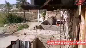 دستگیری پسری که پدرش را کتک زده بود +عکس