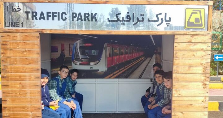 برپایی اردوهای آموزشی در شهرک آموزش ترافیک منطقه یک