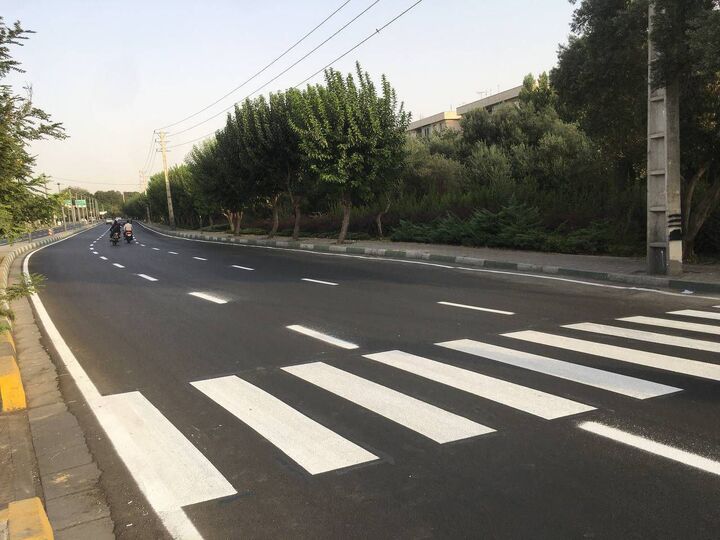 بزرگراه بسیج با آسفالت مکانیزه بهسازی شد