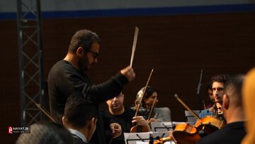 تمرین «سمفونی سردشت» به یاد جانبازان شیمیایی